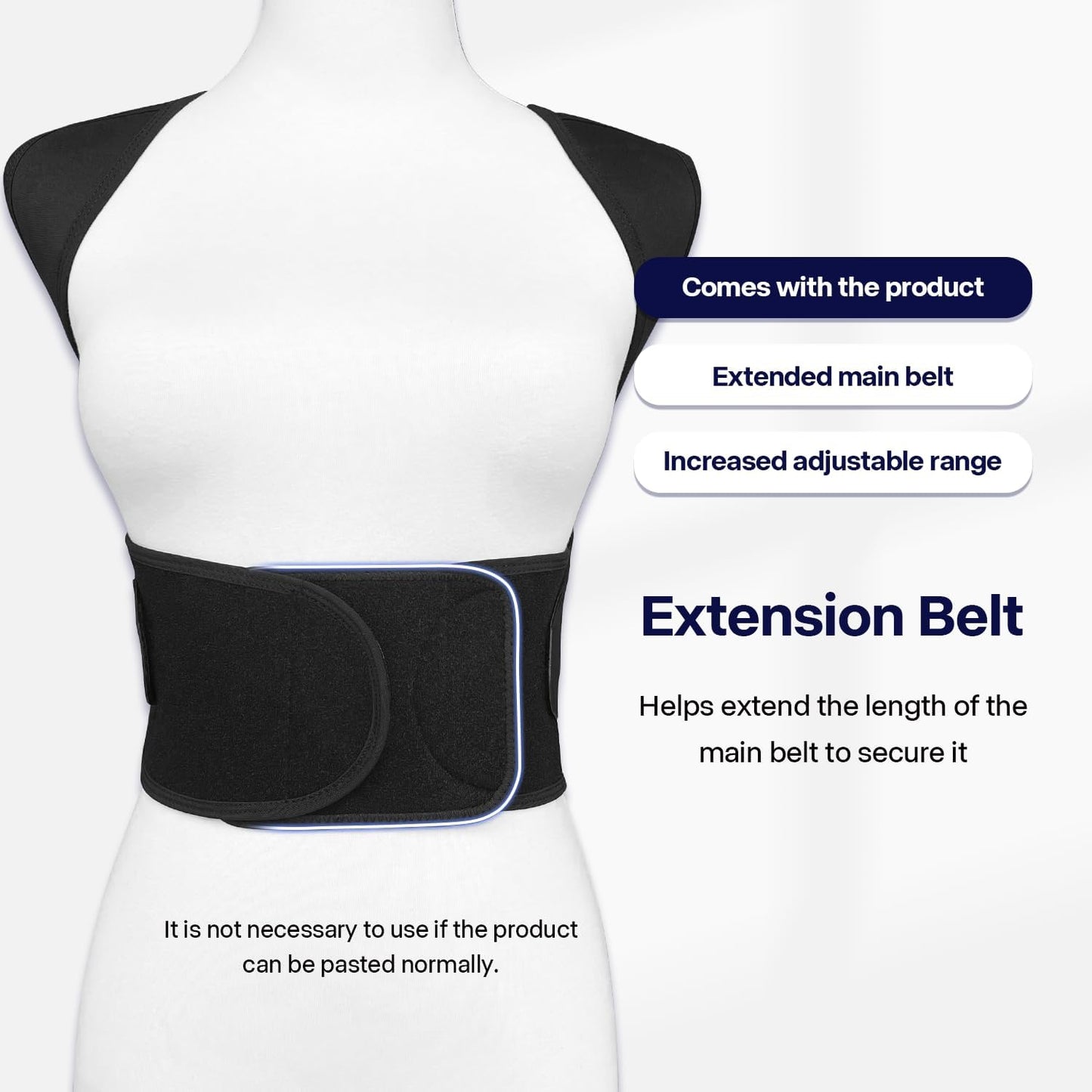 PRATICEGYMS™ Poster Corrector Belt